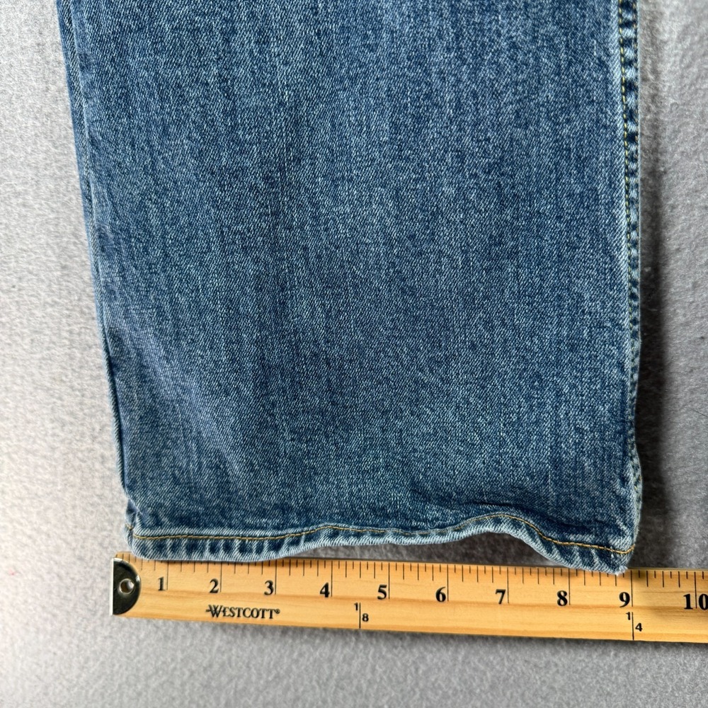 Vintage Old Navy Bootcut Jeans Womens 10 Regular Blue Lightwash Just Below Waist - Picture 13 of 14